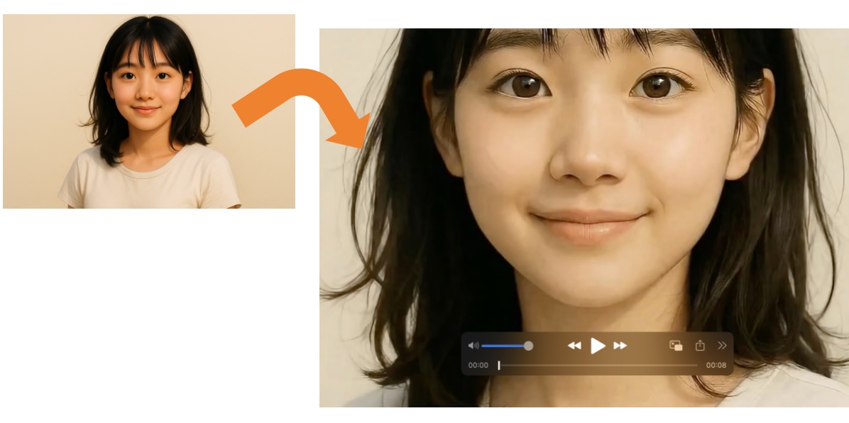 動画を生成してダウンロード